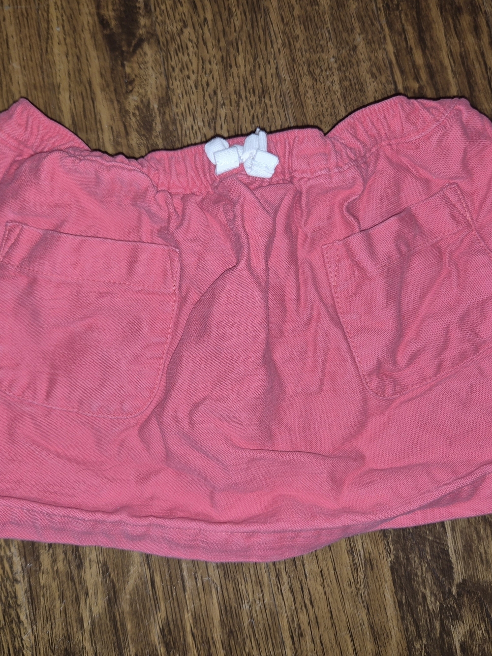 Carter's Coral Pink Drawstring Pocket Skort w Bloomers 4T